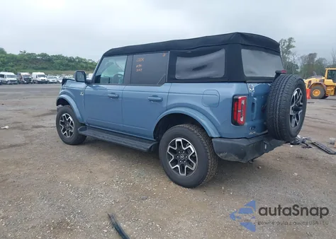 2025 Ford Bronco Outer Banks z USA, uszkodzony, nr VIN 1FMDE8BH4SLA48537